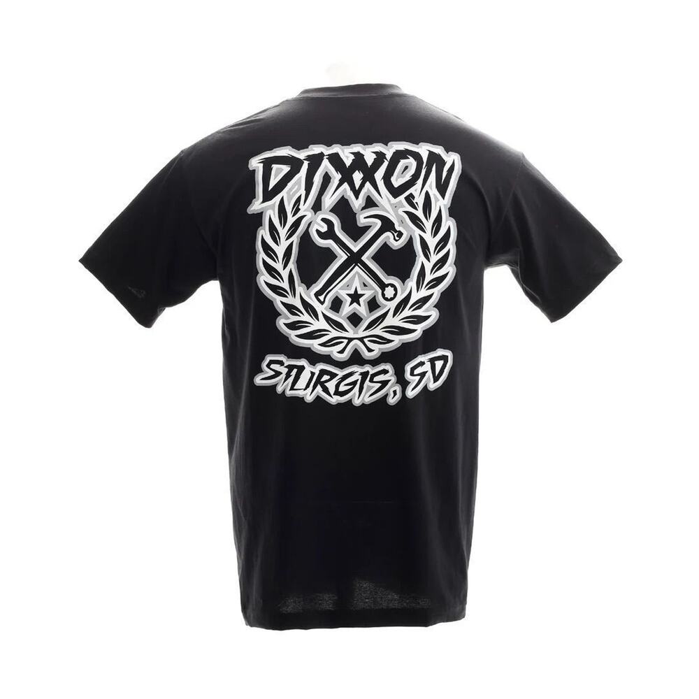 Dixxon Gray Sketchy Crest Tee